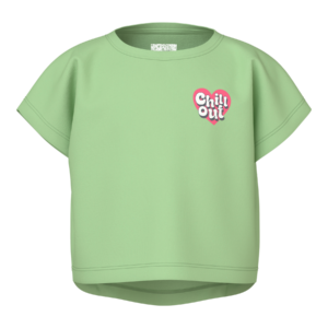 NKFVILMA CAPSL CROP TOP F1 NOOS GREEN