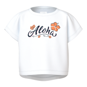 NKFVILMA CAPSL CROP TOP F1 NOOS WHITE