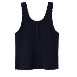 NKFFILISA KNIT STRAP TOP NAVY BLAZER